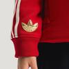 adidas Детская толстовка с капюшоном и подкладкой из флиса с трилистником