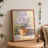 Набор для цифровой живописи маслом ручной работы DIY painting украшение для дома картина фиолетовых ромашек цветок в глиняном горшке пейзажная живопись