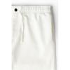 Брюки свободного кроя из твила HM белого цвета