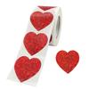 1 Roll Heart Shape Art Paper Stickers Romantic Sealed Valentine's Day Sticker