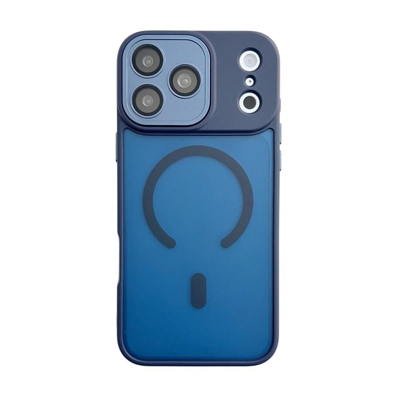For iPhone 17 Pro Magnetic Back Cover WANLONFENG QB1 Series PC TPU Shockproof Phone Case