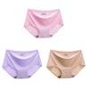 3 PCS/Set Seamless Women's Panties Sports Breathable Underwear Girls Comfort Briefs Skin-Friendly Lingerie Female Underpants
