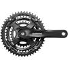 SHIMANO Crankset FC-TY501 Black 48X38X28T 170mm 8S/7S/6S Compatible BB Square Shaft 122.5mm (D-NL) EFCTY501C888XLB