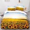 Постельное белье подсолнух Односпальное Twin Full Queen King Размер Комплект постельного белья подсолнух Подростковая спальня Пододеяльник Комплекты 3D Принт Новый