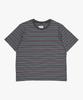 Полосатая футболка с коротким рукавом Kimaula S/S (серый)