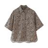 Fashion Style 2024 Summer New Women's Clothes Animal Pattern Print Poplin Shirt High Waist Shorts 4661042 051