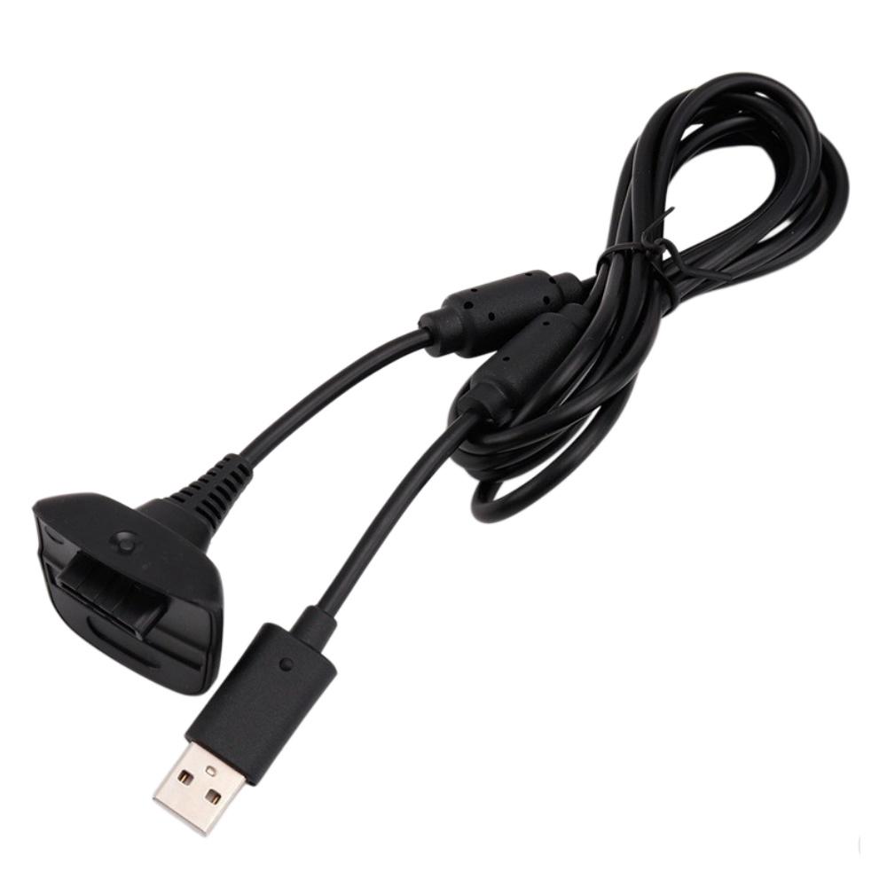 Черный беспроводной контроллер USB-кабель для зарядки Запасной зарядный шнур Для Xbox 360