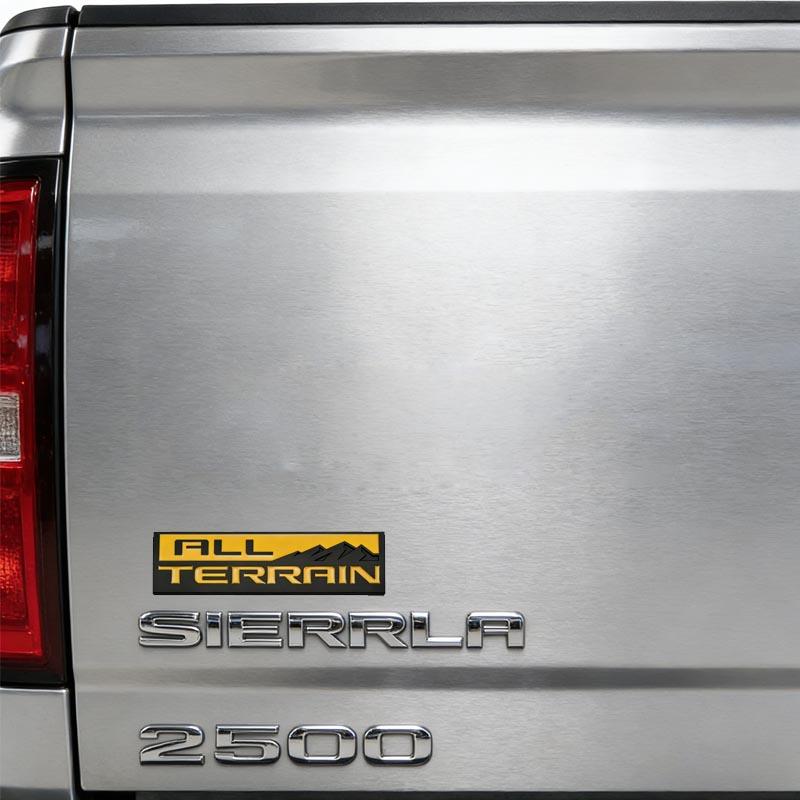 Car Metal Sticker All-Terrain Emblem Body Decor Decals For Chevrolet GMC SIERRA 2500 Silverado TrailBlazer Terrain Suburban la2