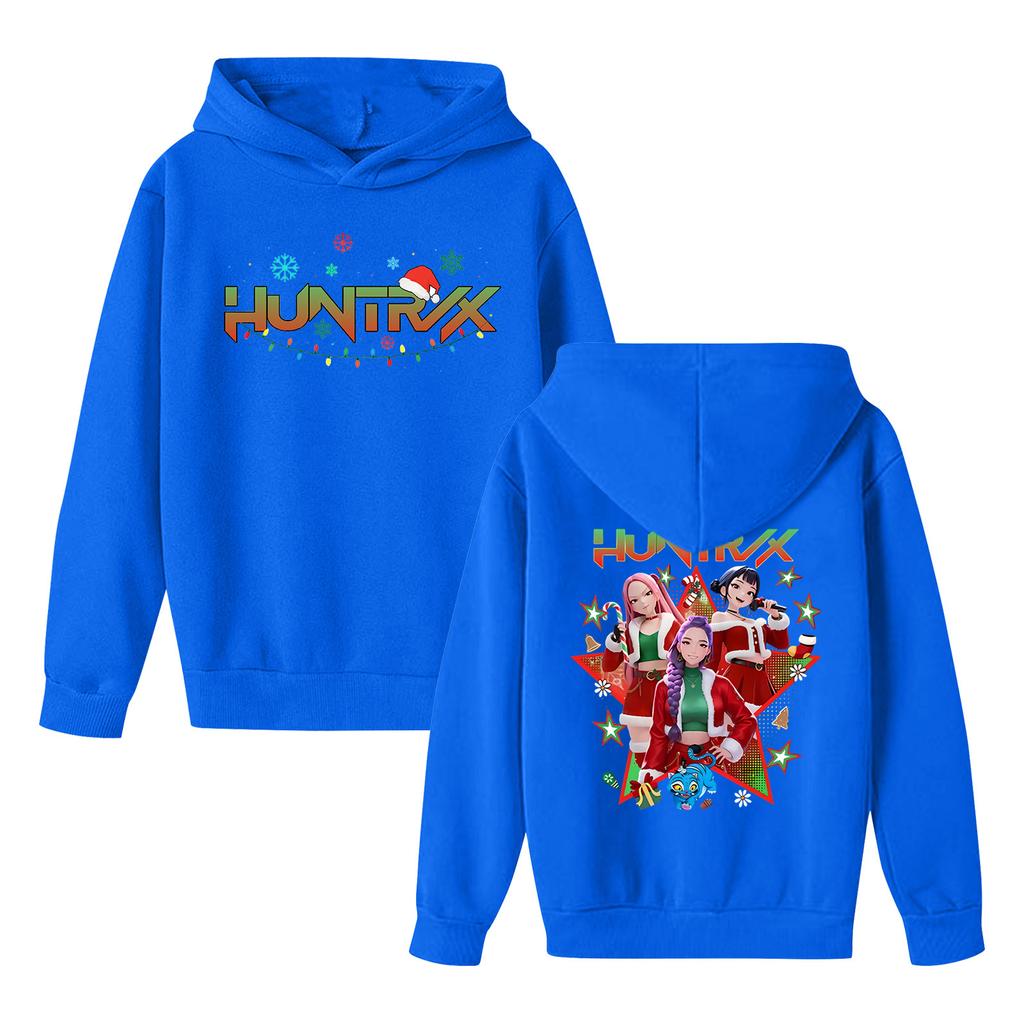 Kids' Long Sleeve Loose Pullover Letter Print Drawstring Hooded Sweatshirt
