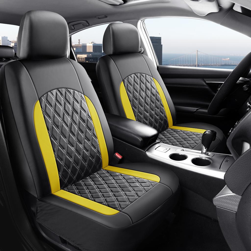 Чехол на сиденье автомобиля из ПУ кожи с полной защитой для Lada Priora Седан Спорт Kalina Granta Vesta Niva Largus Vaz Samara Автоаксессуары