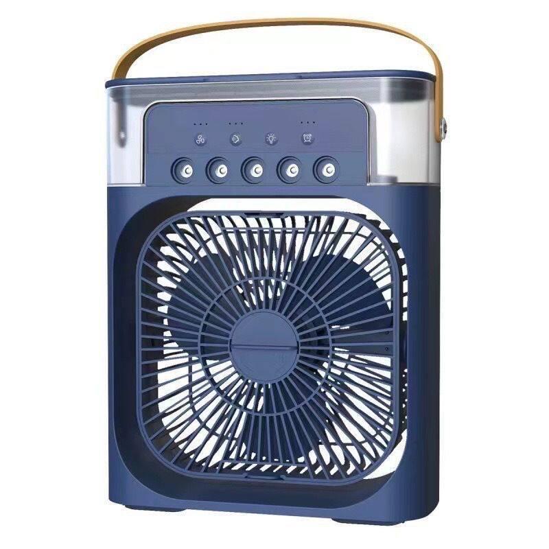 Compact USB Air Conditioner & Humidifier: Desktop Fan for Dorm/Outdoor with Water Cooling Feature