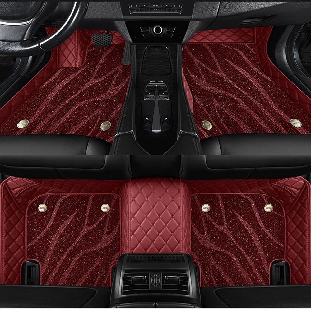 Индивидуальные автомобильные коврики для BAIC BJ20 BJ40 S6 Senova X25 X35 X55 X65 D80 D70 D50 Автомобильные ковры Двухслойные подкладки на пол Покрывало