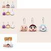 Crayon Shin Chan Plush Keychain Set With Stackable Characters For Kid And Collectors