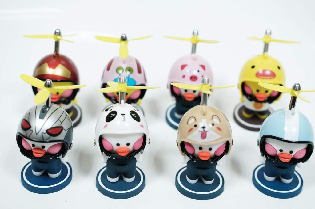 JEYODA Автомобиль Милый и Забавный Автомобиль Модель Приборной Панели Утка Пропеллер Креативный Интерьер Партнер для Поездок Аксессуары, Украшения, Декорации, Подарки,