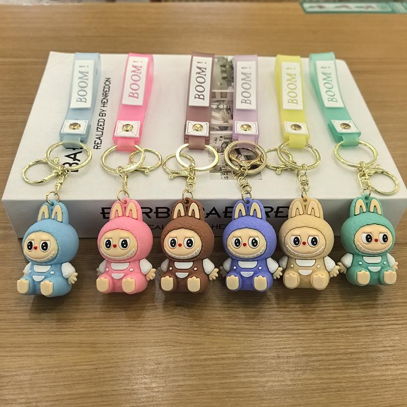 1 шт. Брелок-подвеска в виде овечки для пары, подвеска для ключей от машины или сумки