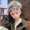 Funny Kids Wig Hat Knitted Hair Integrated Headwear Portable Beanies Cap  Boys Girls