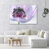 Canvas print, Purple anemone