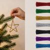 100Pcs Glitter Sparkle Chenille Stems Fuzzy Sticks Pipe Cleaners Bulk  Creative Handmade