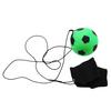 Wrist Return Ball Portable High Elasticity Tear-Resistant Football Shape Bouncy Ball Wristband Toy Indoor Supply
