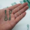 Зеленый Прозрачный Рождественский Шар S-образный Крючок для Украшения Елки