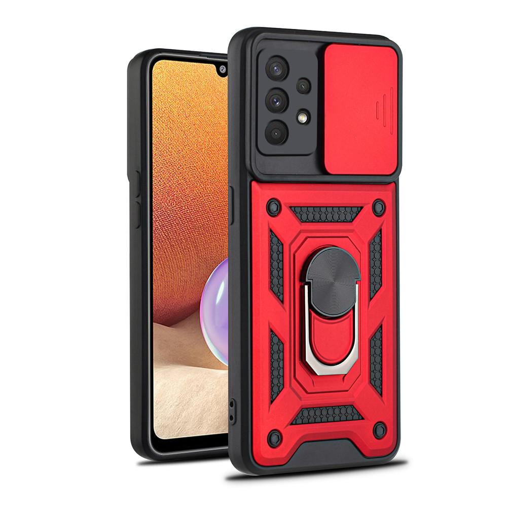 Чехол для защиты камеры Samsung Galaxy A32 A52 A22 A72 5G 4G A12 A82 A02S A42, автомобильный магнитный держатель, кольцо, бампер, чехол, Fundas