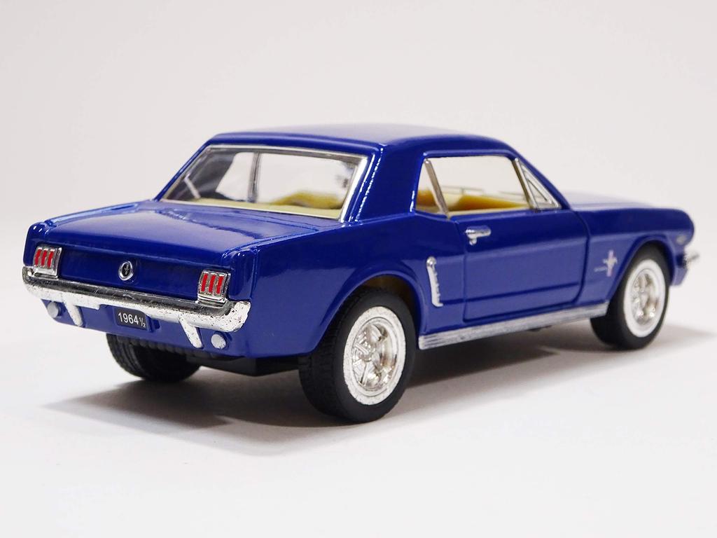 Kinsmart Ford Mustang 1964 Модель Синий Литой Автомобиль KT5351 1/2 1/36