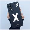 For Infinix Note 11s X698 Case infinix Note 11 Pro X697 Casing Shockproof Lucky Initial Letters Silicone Soft Matte Bumper Cover