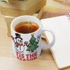 Белая керамическая кружка 11 унций с двусторонней печатью и гладким глянцевым покрытием, идеально подходит для кофе, чая и повседневных горячих напитков