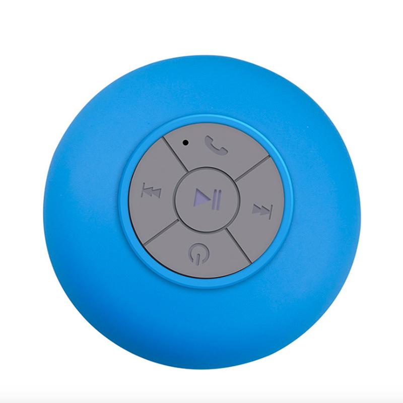 Громкая связь Bluetooth Динамик Мини Сабвуфер для Душа Водонепроницаемый Громкая Связь С Присоской Микрофон Для Ванной Бассейна Пляжа Автомобиля Телефона
