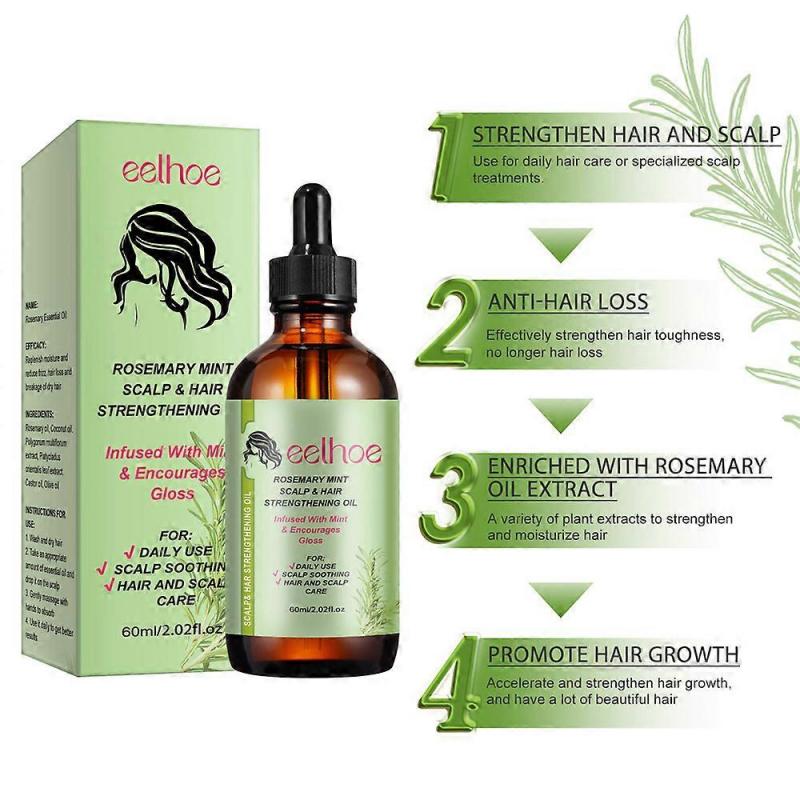 2pcs Hair Regrowth Serum | Natural Hair Growth Treatment | Essential Oil Repair Care