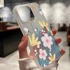 Mobile Phone Cases for iPhone 11 13 15 Pro Max 12 14 Pro Max Case iPhone 16 15 Plus 13 Pro 12 Frosted Texture Painted Cartoon Flowers