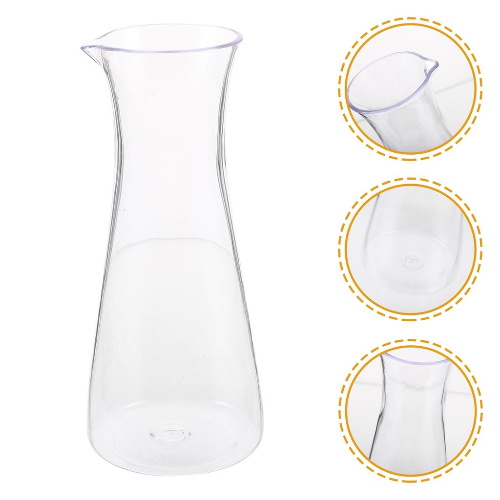 Beverages Dispenser Transparent Carafe Red Decanter Small Acrylic Party For Serving