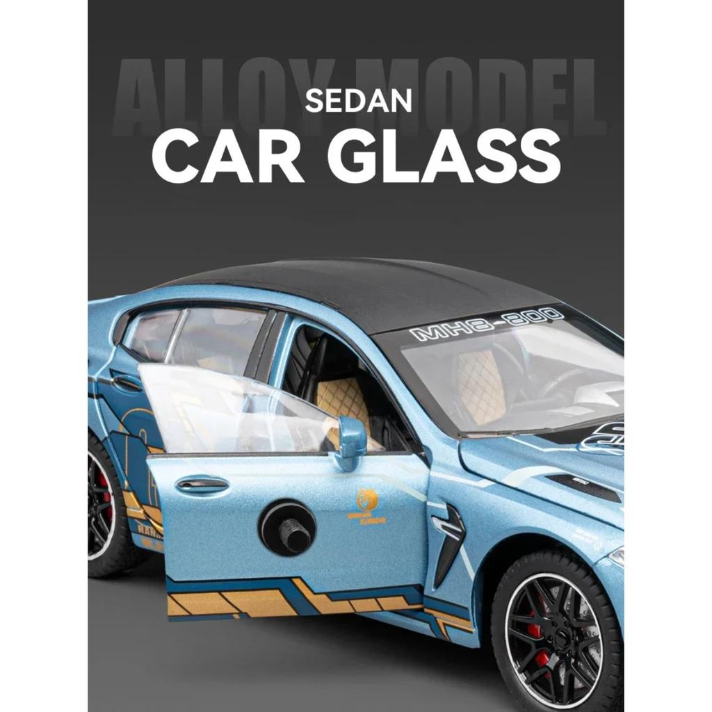 1/24 BMW M8 Alloy Superscar Модель Масштаб Литой Металлический Автомобиль Звук и Свет Моделирование Коллекционные Игрушки Подарок На День Рождения Детей