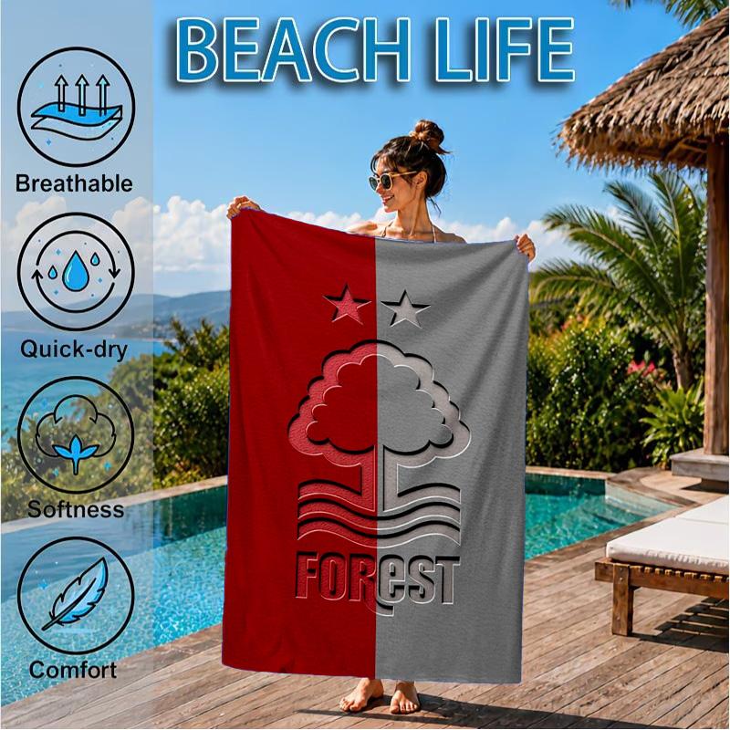 Adventure Mountains Printed Microfiber Beach Towel, Soft And Absorbent, Quick-Dry, Ideal for Summer Travel, Beach Essential, Swimming Pool