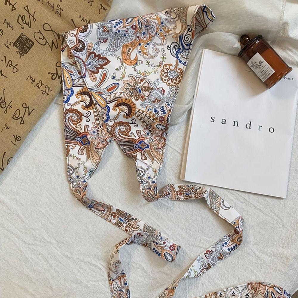 Ethnic Style Triangular Scarf Multicolor Waist Seal Fashion Waist Decoration  Accessories