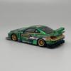 МИНИГТ 1:64 Nissan LB-Super Silhouette S15 SILVIA LBWK 2024 Зеленый Хром Литой диск MGT Модель автомобиля 858