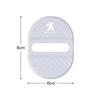 4Pc Car Protect Door Lock Cover Stickers Accessories Case For Peugeot 206 307 308 207 3008 208 407 508 2008 5008 301 Citroen DS