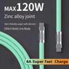 Кабель 111 Вт 6 А Super Fast Charge Двойной Type-C PD Кабель из жидкого силикона C на C 1 м 1,1 м 1 м Кабель Быстрое зарядное устройство для iPhone Xiaomi