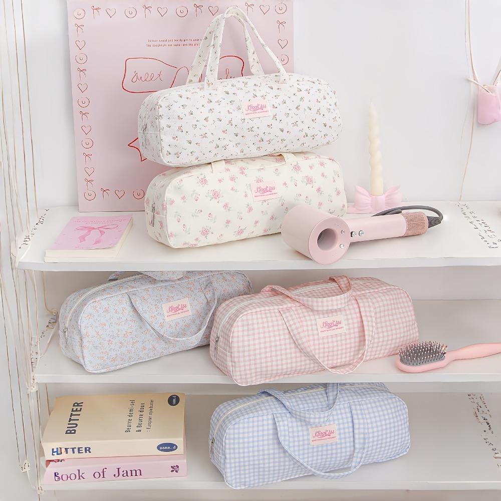 Polyester Fabric Hair Tools Organizer Bag Large Capacity Portable Carrying Case For Travel