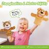 Interactive Hand Finger Stuffed Plush Toys Cartoon Stuffed Plush Animals Toys  Kids GIfts
