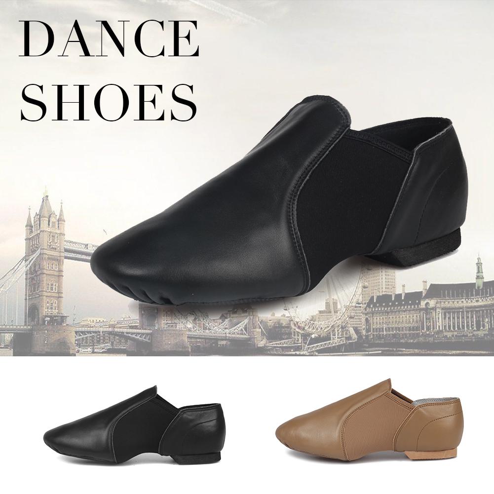Genuine Leather Jazz Dance Shoes For Women Girls Professional Ballet Shoes