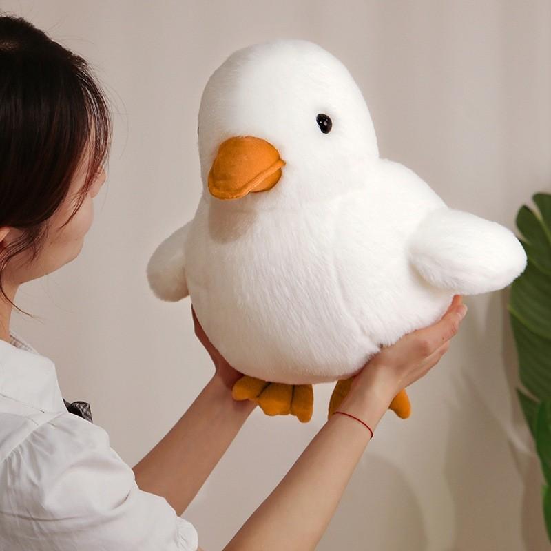Yellow Plush Duck Toy Animal Stuffed Doll Bedroom Decoration Kids Cute Gift