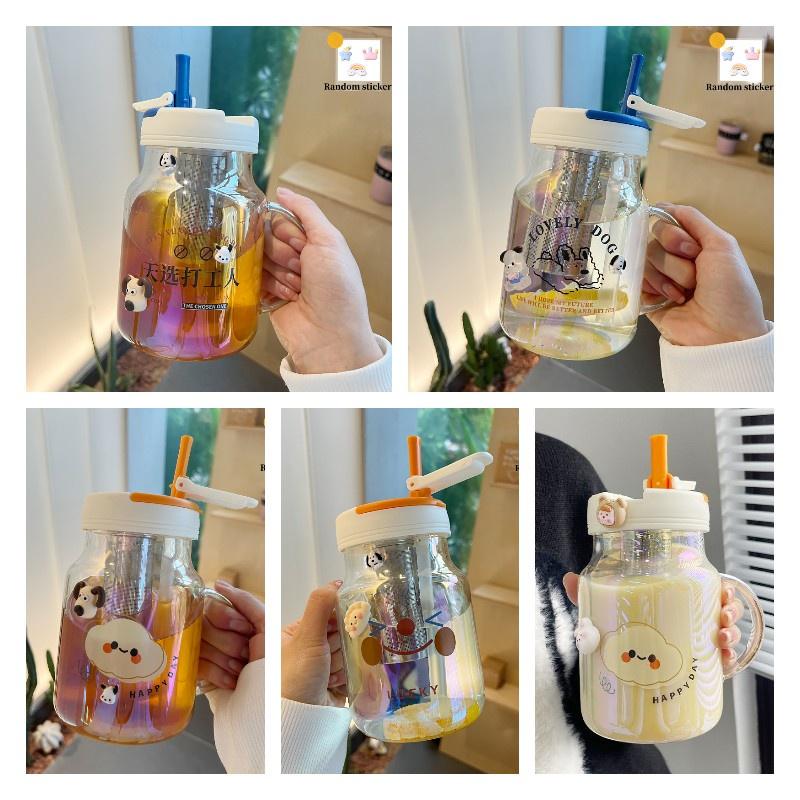 Versatile Glass Mug For All Occasions High Temperature Resistance Sealed Lid Suitable For Gifting
