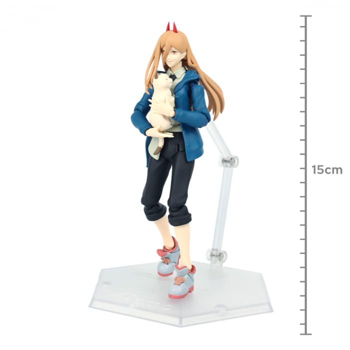 Figma Человек-бензопила Пауэр Пластиковая Раскрашенная Фигурка Действия Без Масштаба