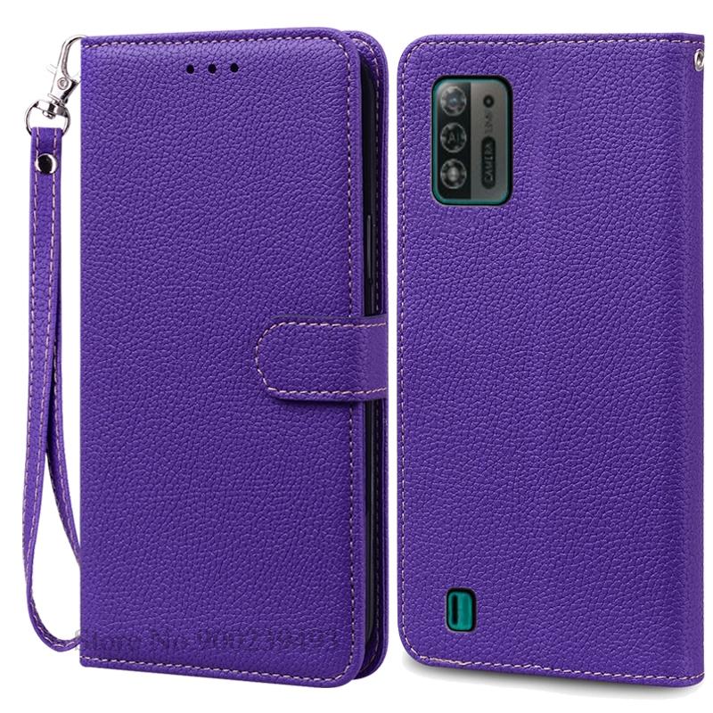 Чехол A52 Lite для ZTE Blade A52 Lite, мягкий силиконовый кожаный чехол-кошелек, чехол для ZTE Blade A52 Lite, чехол из ТПУ, задняя крышка Etui