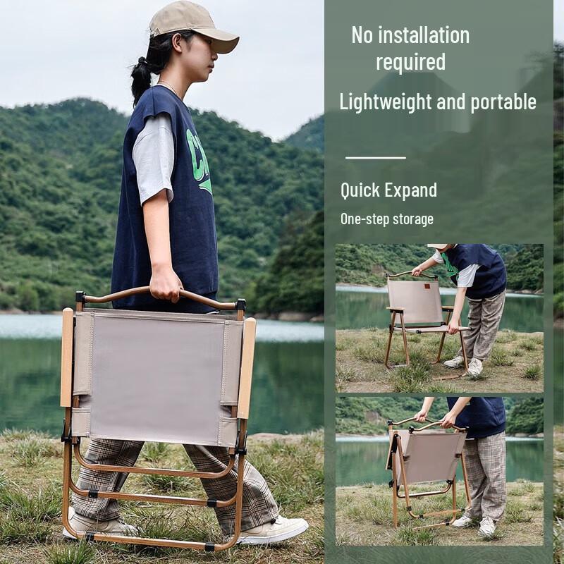 Tri-polar Portable Carbon Steel Folding Camping Table