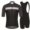 Men Women Cycling Jersey Bib Shorts Set Breathable Road Bike Apparel Lightweight Riding Gear