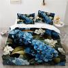 3D Flower Printed Duvet Cover King Twin Queen Double Size Kit Floral Pillowcase  New Wholesale Elegant Bedspread