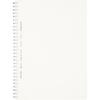 KOKUYO Note Soft Ring Notebook Clear 80 Sheets Semi-B5 B-lined Transparent S-SV508B-T