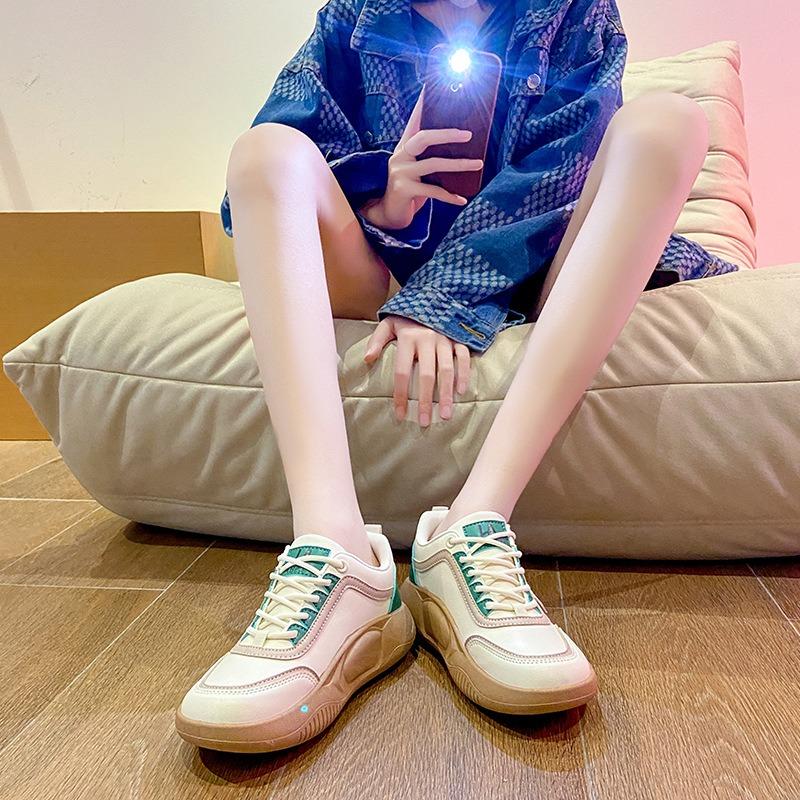 Autumn New Women's Flat Vulcanized Shoes Casual Breathable Student Leisure Shoes  Female Platform Walking Shoes De Mujer